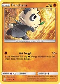 Pancham - SM - Forbidden Light - Pokemon card
