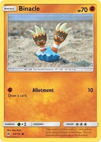 Binacle - SM - Forbidden Light - Pokemon card