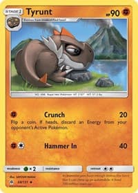 Tyrunt - SM - Forbidden Light - Pokemon card
