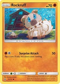 Rockruff - SM - Forbidden Light - Pokemon card