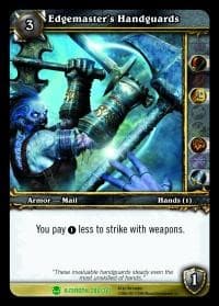Edgemaster's Handguards - Heroes of Azeroth - WoW card