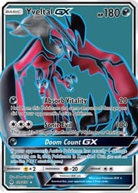 Yveltal GX (Full Art) - SM - Forbidden Light - Pokemon card