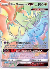 Ultra Necrozma GX (Secret) - SM - Forbidden Light - Pokemon card