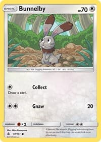 Bunnelby - SM - Forbidden Light - Pokemon card
