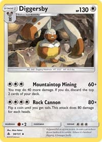Diggersby - SM - Forbidden Light - Pokemon card
