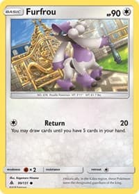 Furfrou - SM - Forbidden Light - Pokemon card