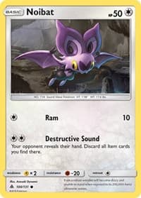 Noibat - SM - Forbidden Light - Pokemon card
