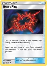 Beast Ring - SM - Forbidden Light - Pokemon card