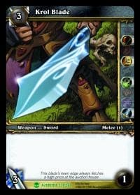 Krol Blade - Heroes of Azeroth - WoW card