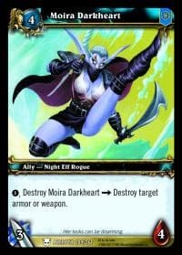 Moira Darkheart - Heroes of Azeroth - WoW card