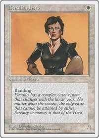 Benalish Hero - Fourth Edition - Magic: The Gathering card