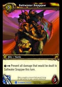 Saltwater Snapjaw - Heroes of Azeroth - WoW card