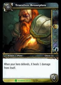 Truesilver Breastplate - Heroes of Azeroth - WoW card