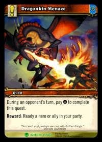 Dragonkin Menace - Heroes of Azeroth - WoW card