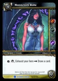 Mooncloth Robe - Heroes of Azeroth - WoW card