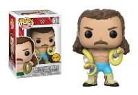 WWE: Jake "The Snake" Roberts (Blue Shorts) (Limited Edition Chase) - Pop! Vinyl - Funko card