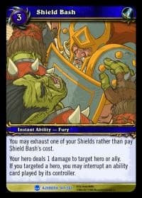 Shield Bash - Heroes of Azeroth - WoW card