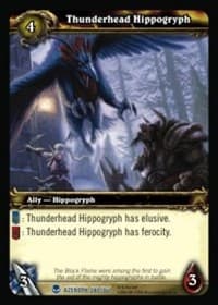Thunderhead Hippogryph - Heroes of Azeroth - WoW card