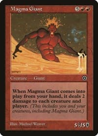 Magma Giant - Portal Second Age - Magic: The Gathering card