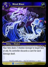 Mind Blast - Heroes of Azeroth - WoW card