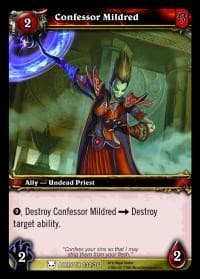 Confessor Mildred - Heroes of Azeroth - WoW card