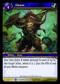 Cleave - Heroes of Azeroth - WoW card