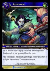 Eviscerate - Heroes of Azeroth - WoW card