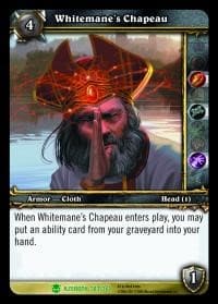 Whitemane's Chapeau - Heroes of Azeroth - WoW card