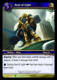 Seal of Light - Heroes of Azeroth - WoW card