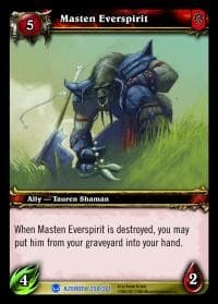 Masten Everspirit - Heroes of Azeroth - WoW card
