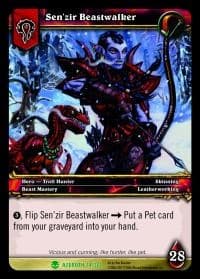 Sen'zir Beastwalker - Heroes of Azeroth - WoW card