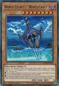 World Legacy - "World Lance" - Flames of Destruction - YuGiOh card