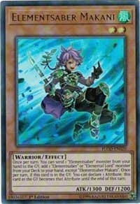 Elementsaber Makani - Flames of Destruction - YuGiOh card