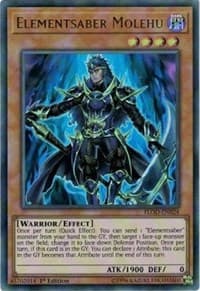 Elementsaber Molehu - Flames of Destruction - YuGiOh card