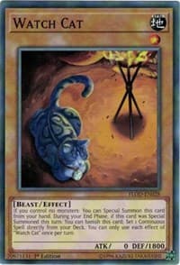Watch Cat - Flames of Destruction - YuGiOh card