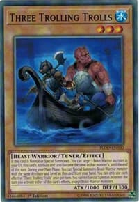 Three Trolling Trolls - Flames of Destruction - YuGiOh card