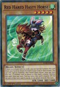 Red Hared Hasty Horse - Flames of Destruction - YuGiOh card