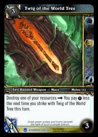 Twig of the World Tree - Heroes of Azeroth - WoW card
