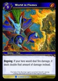 World in Flames - Heroes of Azeroth - WoW card
