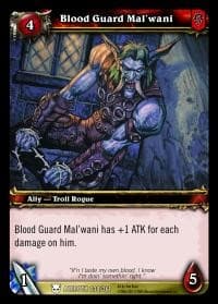 Blood Guard Mal'wani - Heroes of Azeroth - WoW card