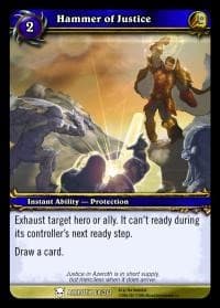 Hammer of Justice - Heroes of Azeroth - WoW card