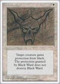 Black Ward - Fourth Edition - Magic: The Gathering card