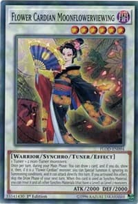Flower Cardian Moonflowerviewing - Flames of Destruction - YuGiOh card