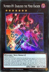 Number 89: Diablosis the Mind Hacker - Yu-Gi-Oh! Championship Series Prize Cards - YuGiOh card