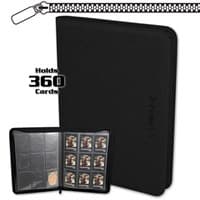 Z-Folio 9-Pocket LX Album - Black - BCW Storage Albums - Storage Albums card