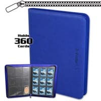 Z-Folio 9-Pocket LX Album - Blue - BCW Storage Albums - Storage Albums card