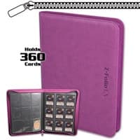 Z-Folio 9-Pocket LX Album - Pink - BCW Storage Albums - Storage Albums card