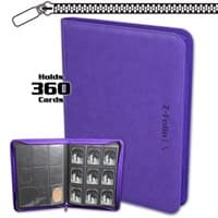Z-Folio 9-Pocket LX Album - Purple - BCW Storage Albums - Storage Albums card