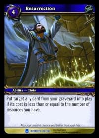 Resurrection - Heroes of Azeroth - WoW card