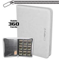 Z-Folio 9-Pocket LX Album - White - BCW Storage Albums - Storage Albums card